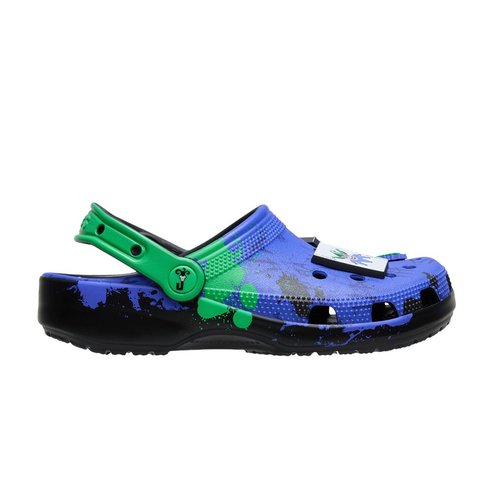 Pre-owned Crocs Dc Comics X Classic Clog 'joker' | Blue | Men's Size 8