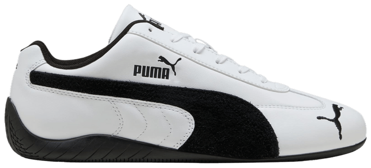 Puma Speedcat Leather White Black Suede Stripe