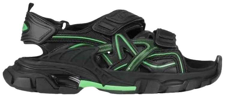Balenciaga Wmns Track Sandal Black Green