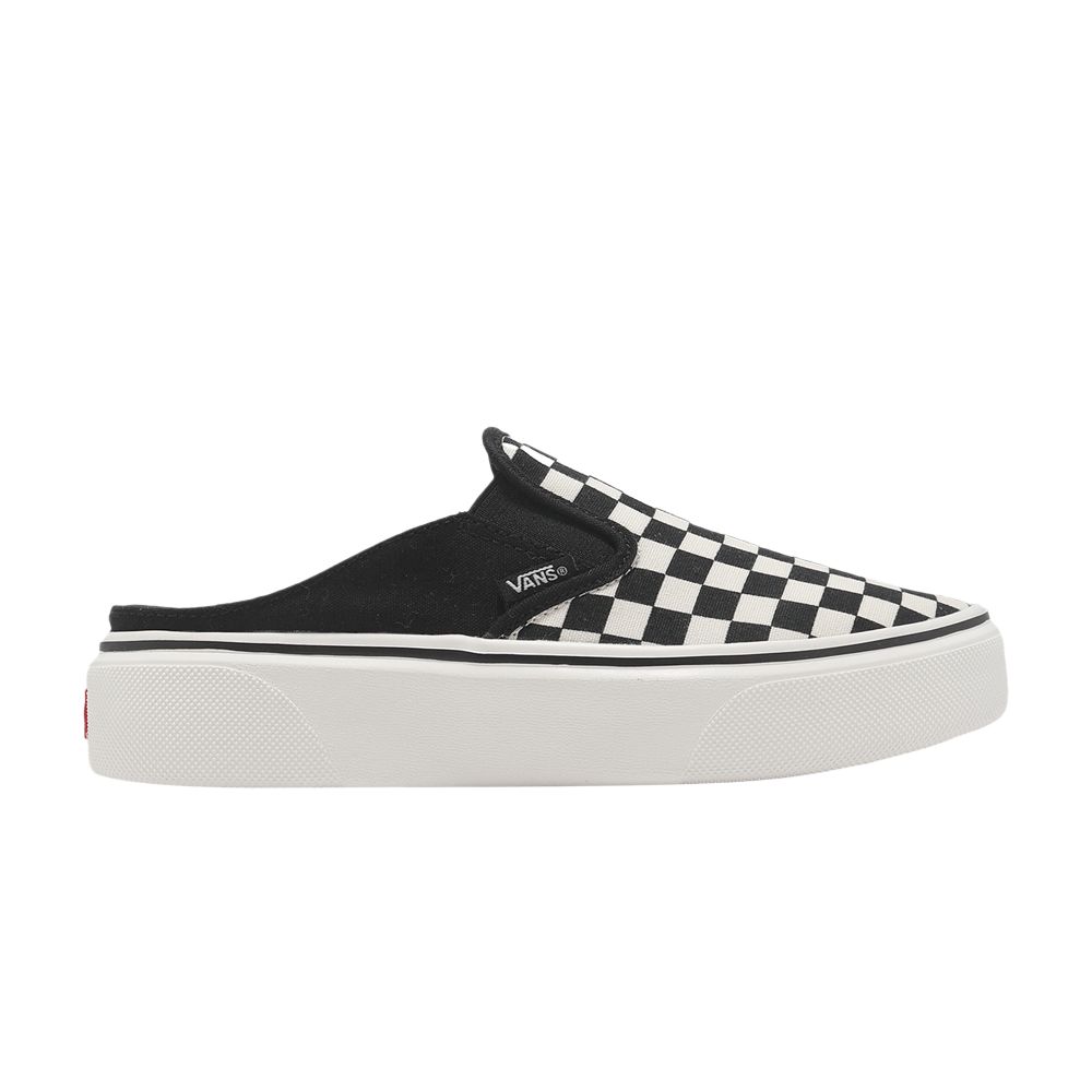 Pre-owned Vans V98 Mule Hover Slip-on 'black White Checkerboard' | Men's Size 6