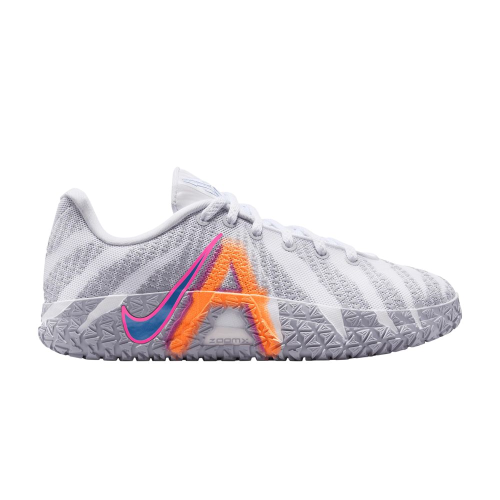 Pre-owned Nike Ja 3 Gs 'light Show' | Grey | Kid's Size 5 In Gray