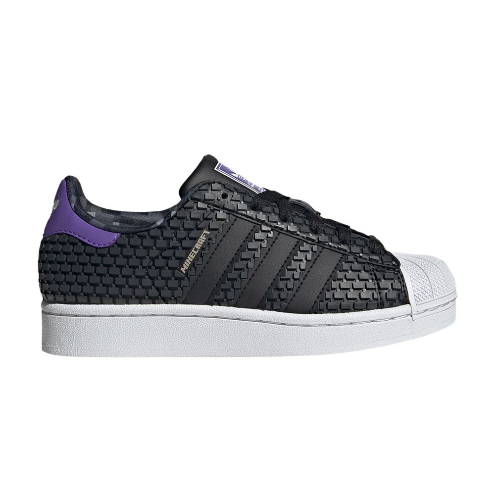 Minecraft x adidas Superstar J 'Enderman' | Black | Kid's Size 6 - IH1740
