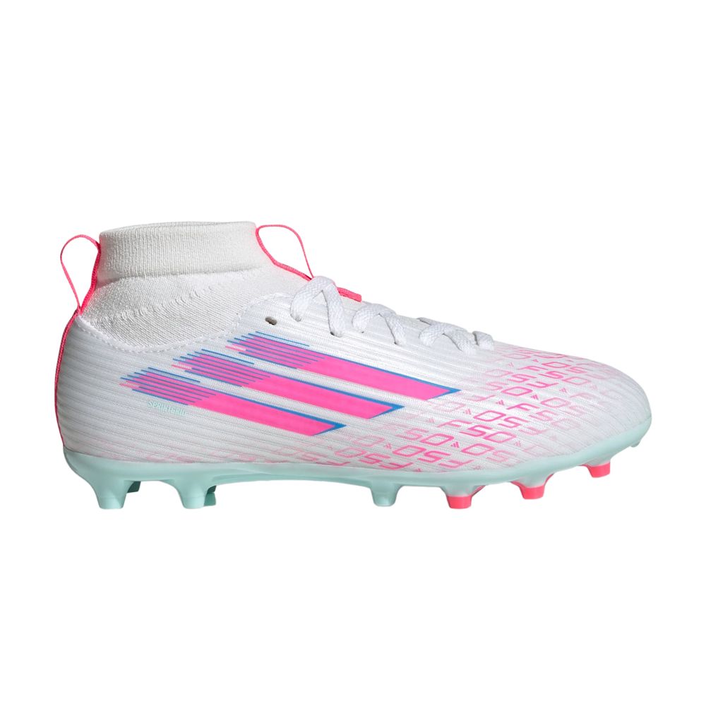 adidas Adizero F50 League FG AG J 'Sparkfusion Pack' | White | Kid's Size 12.5 - JR3957