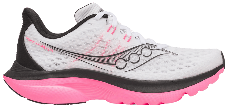 Saucony Wmns Kinvara 16 White Black Pink