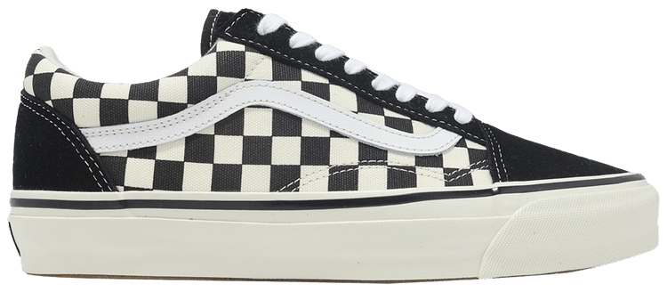 Vans Old Skool 36 LX Checkerboard   White Black