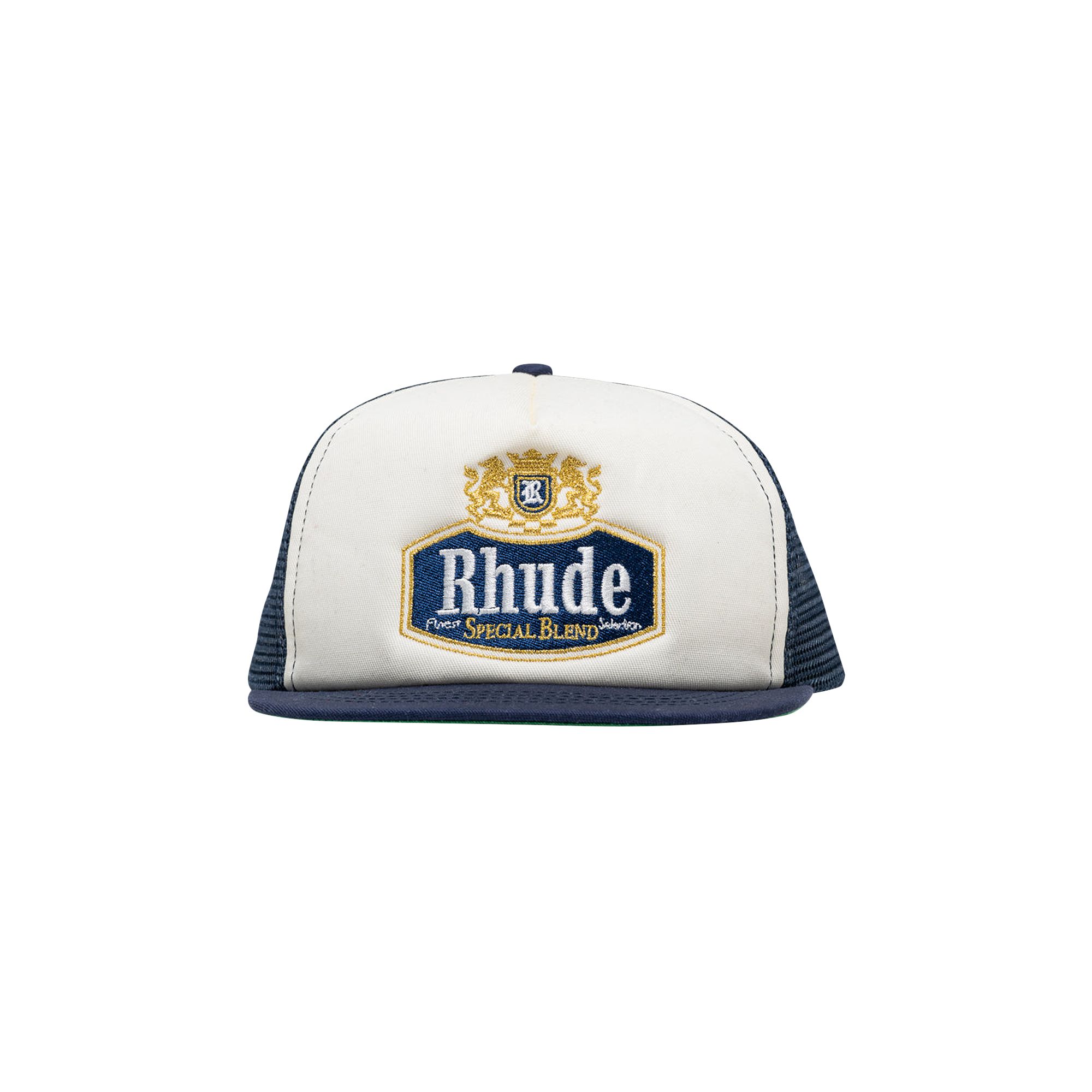 Pre-owned Rhude Special-blend Trucker Hat 'navy/off White' | Blue | Men's Size Onesize
