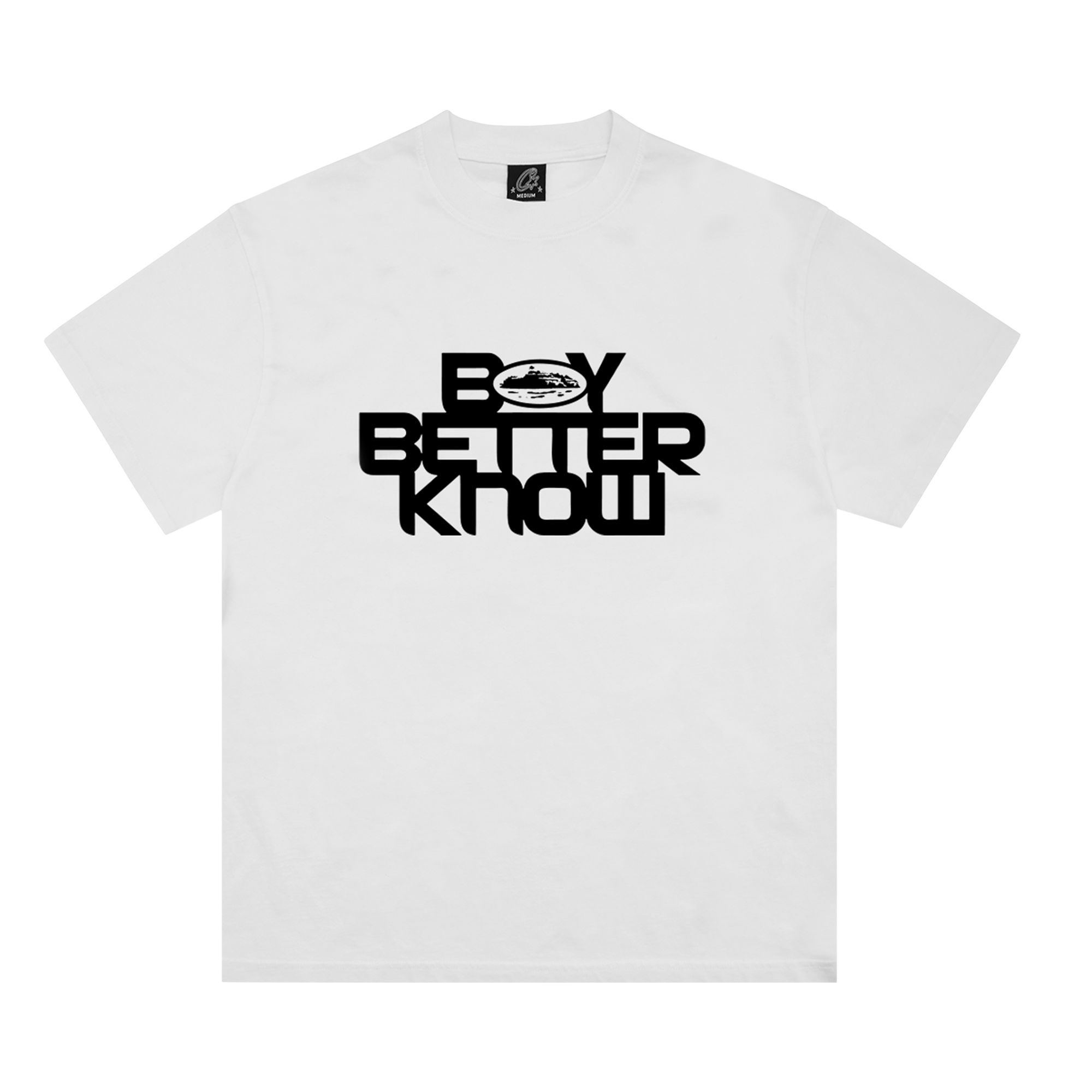 Pre-owned Corteiz Cortiez X Bbk Alcatraz Tee 'white' | Men's Size L