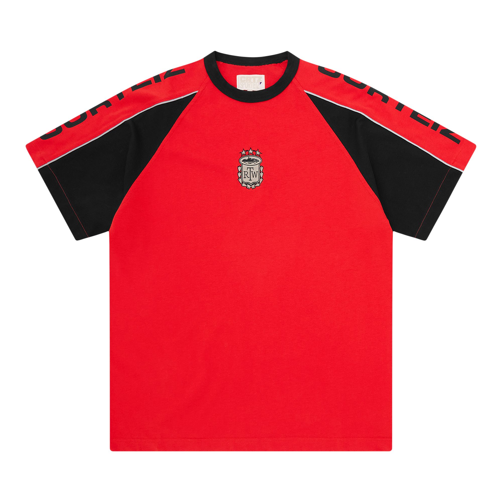 Pre-owned Corteiz Raglan Sport Boxy Tee 'red' | Men's Size L