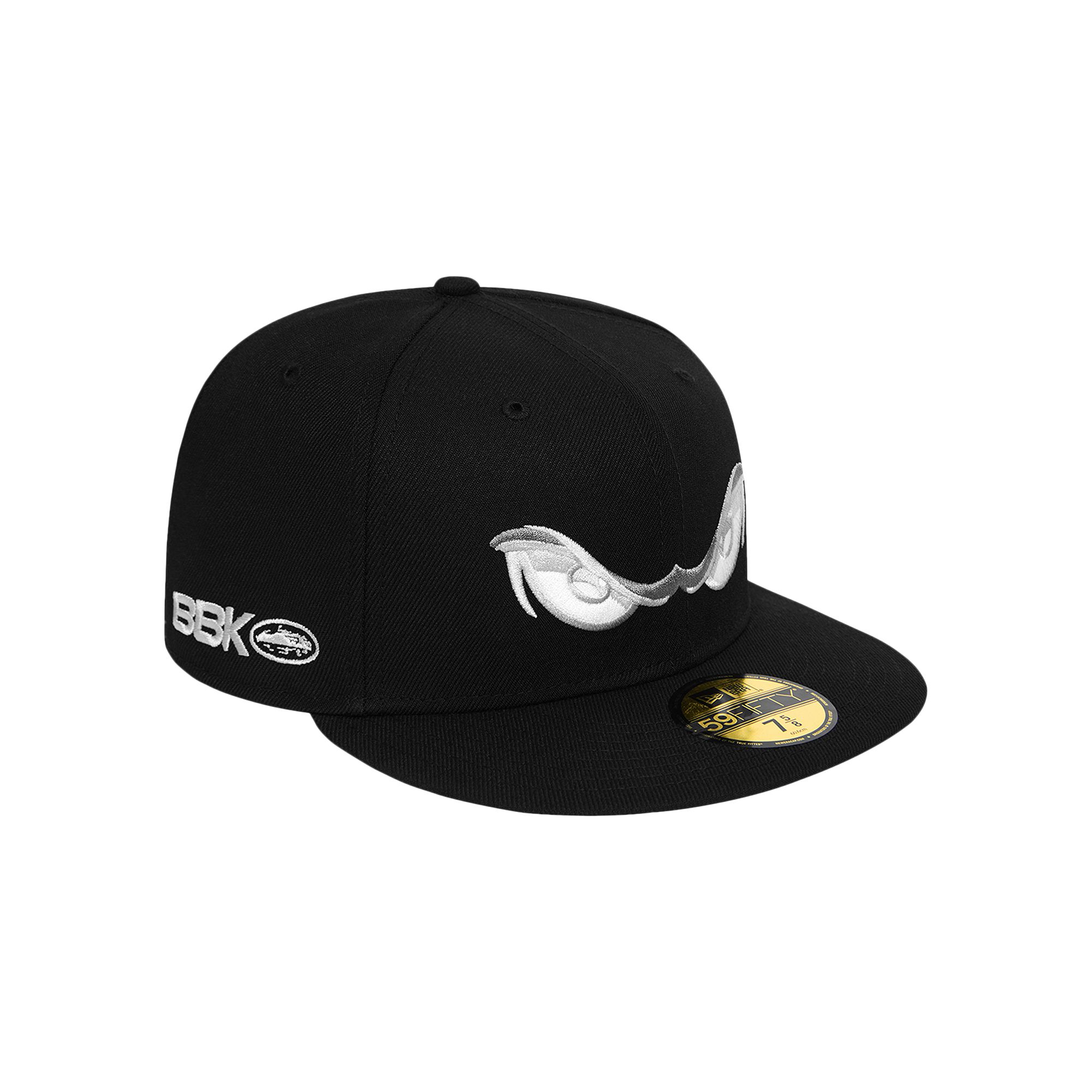 Pre-owned Corteiz Cortiez X Bbk Storm Newera 59fifty Fitted Cap | Black | Men's Size 7.375