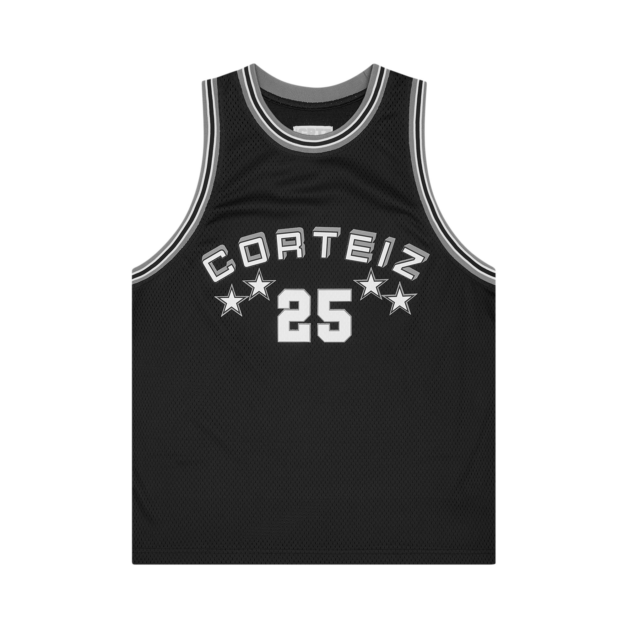Pre-owned Corteiz Stars Bball Jersey | Black | Men's Size M