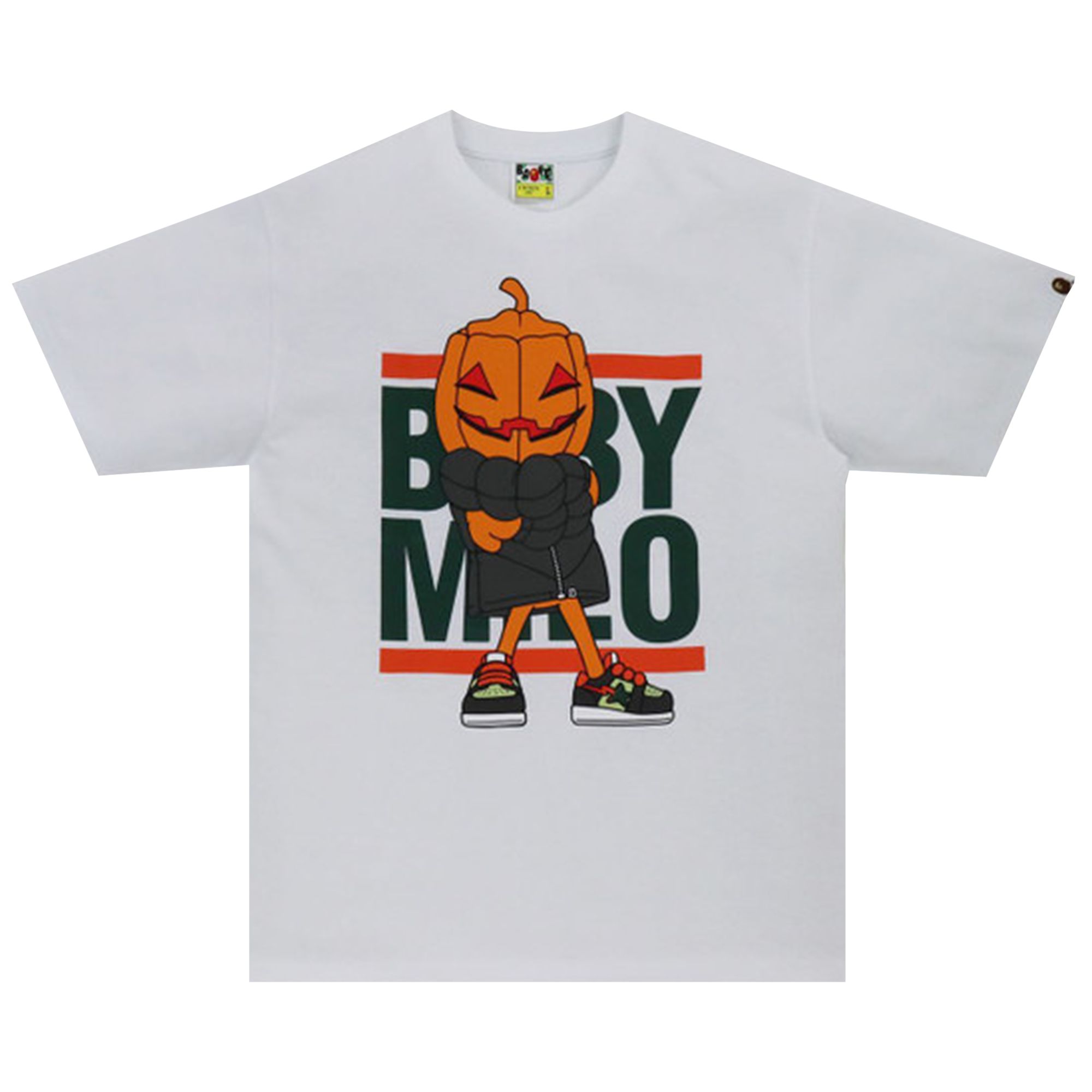 Pre-owned Bape Halloween Baby Milo Tee 'white' | Men's Size M