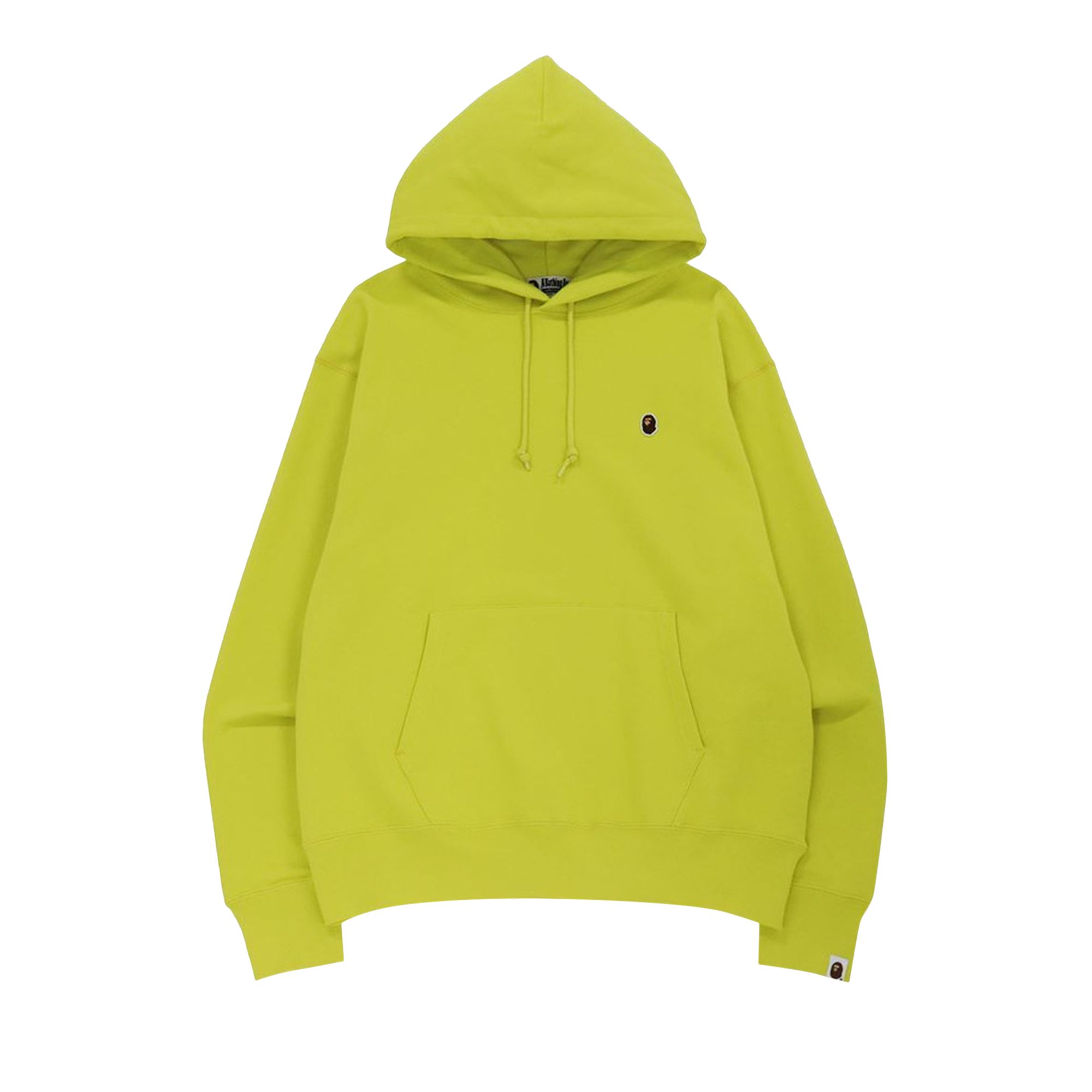 Pre-owned Bape Ape Head One Point Relaxed Fit Pullover Hoodie 'green' | Men's Size Xl