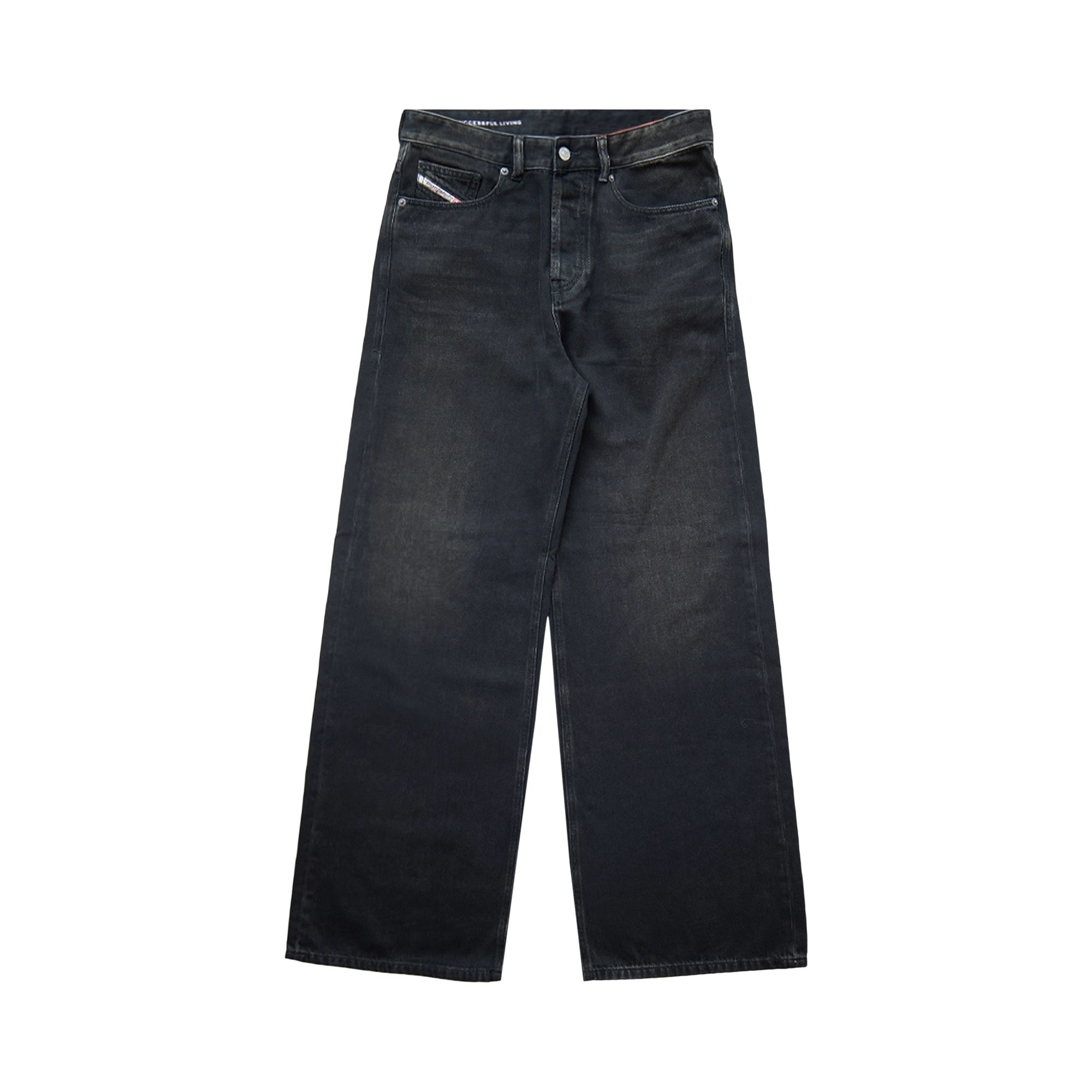 Pre-owned Diesel Wide Leg Denim 'black' | Men's Size 31