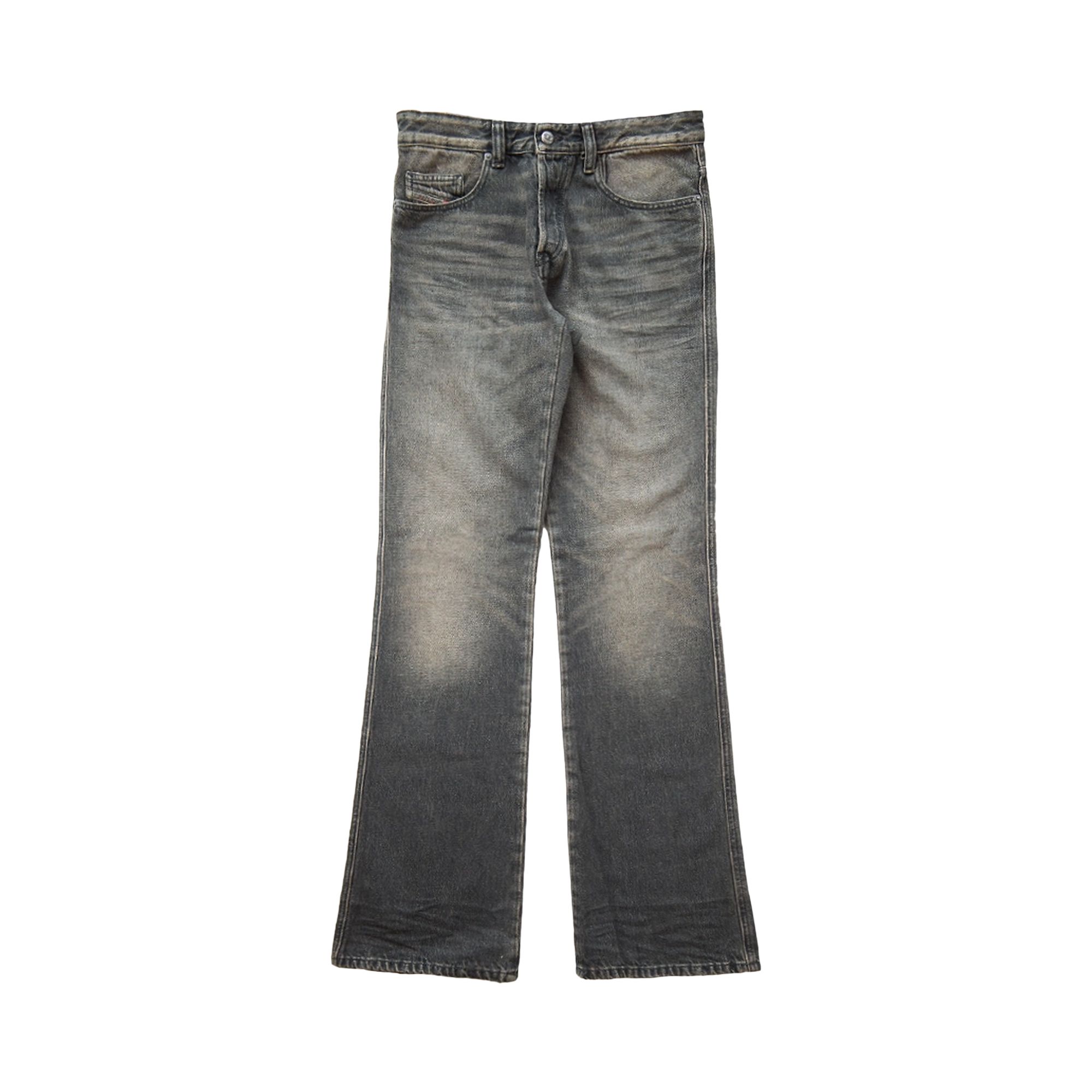 Pre-owned Diesel Faded Flared Jeans 'black' | Men's Size 29