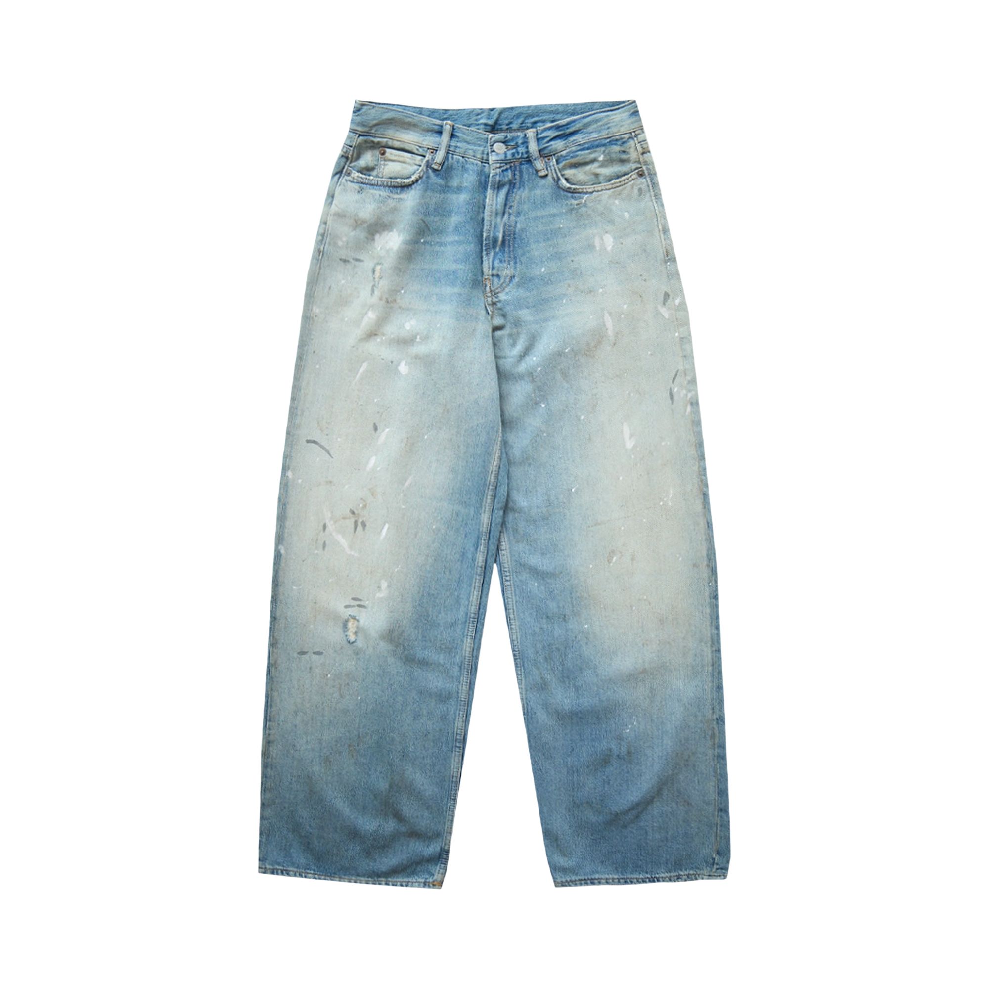 Pre-owned Acne Studios 1981 U Black Trafalgar Jeans 'light Blue' | Men's Size Xxl