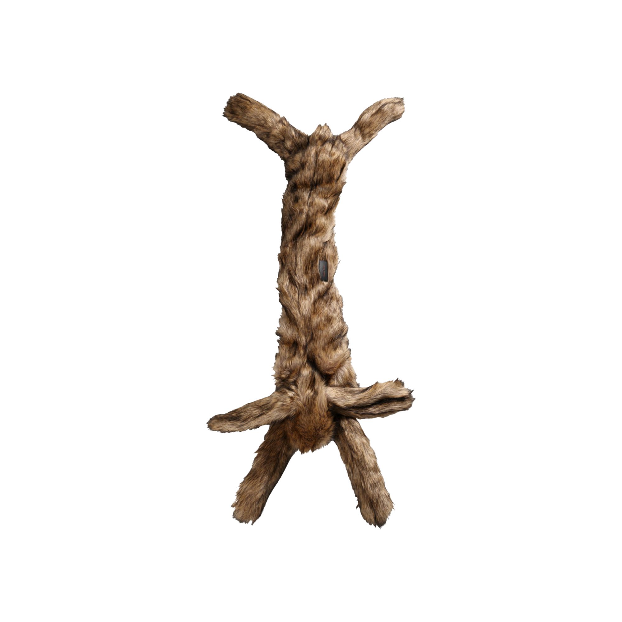 Pre-owned Simone Rocha Long Faux Fur Hare Scarf 'brown' | Women's Size Onesize