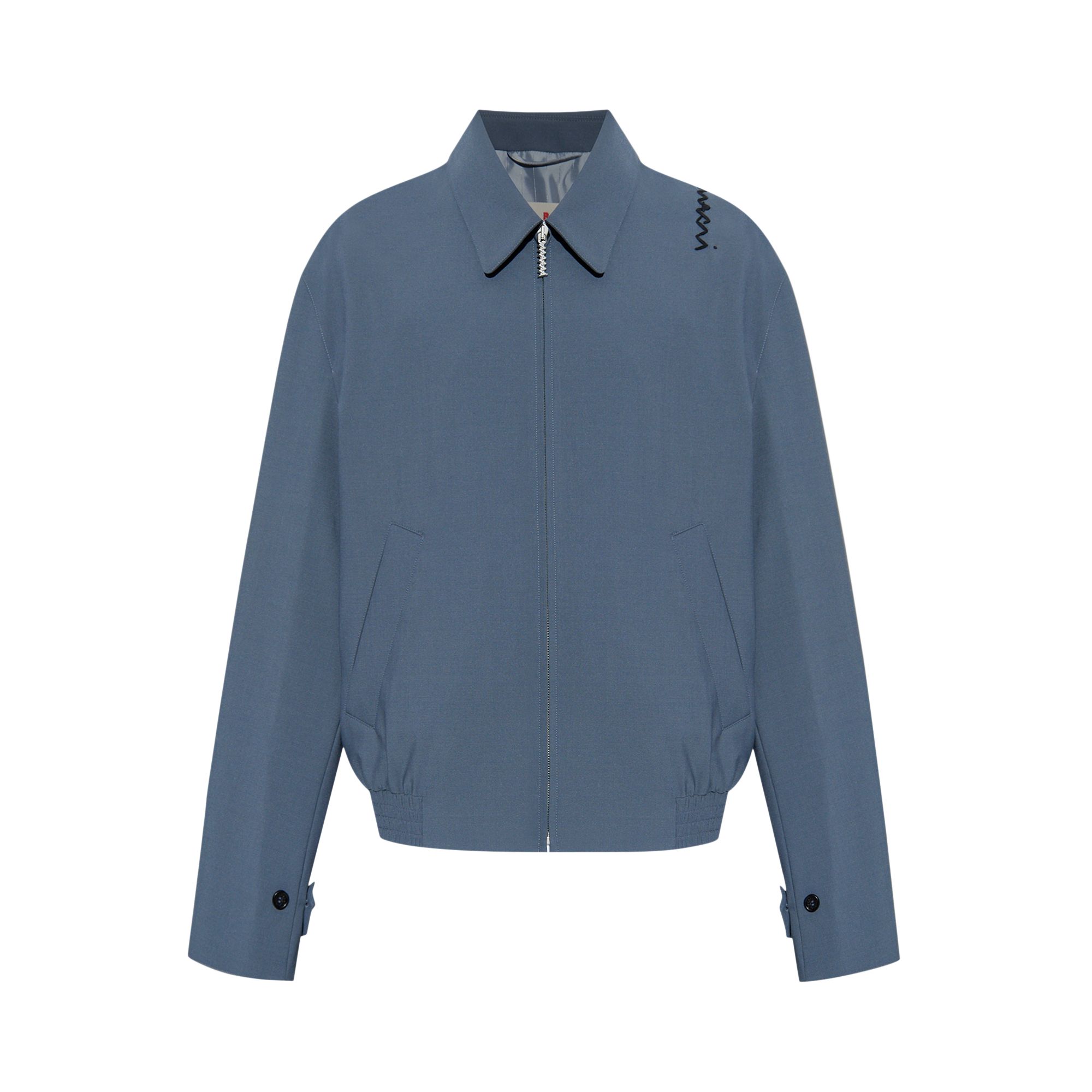Pre-owned Marni Light Wool Collar Jacket 'dark Ash' | Grey | Men's Size 50 In Gray