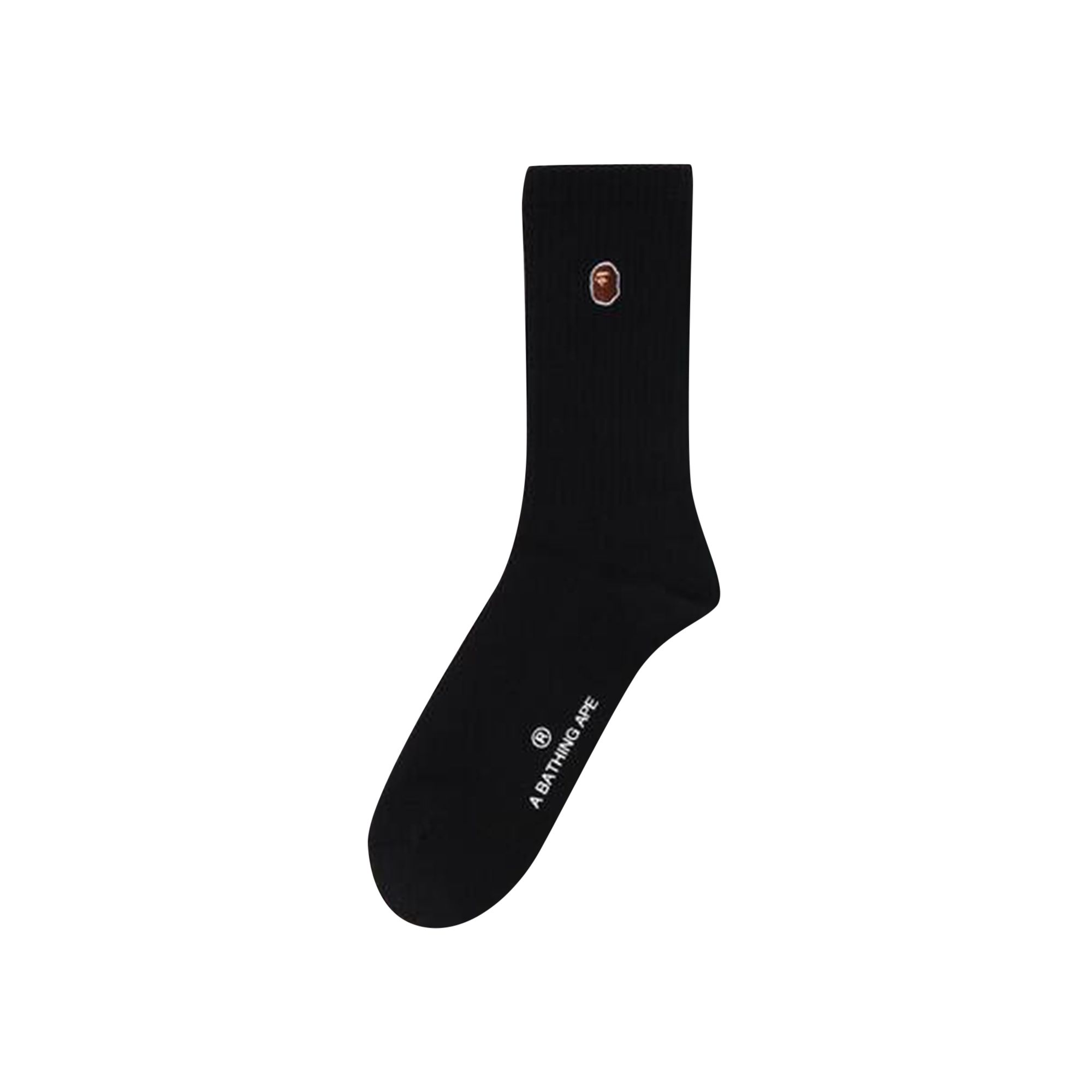 Pre-owned Bape One Point Socks 'black' | Men's Size L