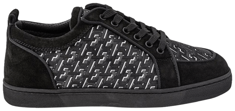 Christian Louboutin Rantulow Orlato Flat Black White