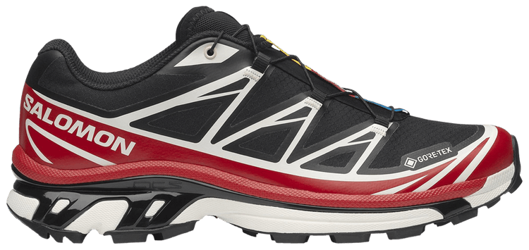 Salomon XT 6 GORE TEX Black Flame Scarlet