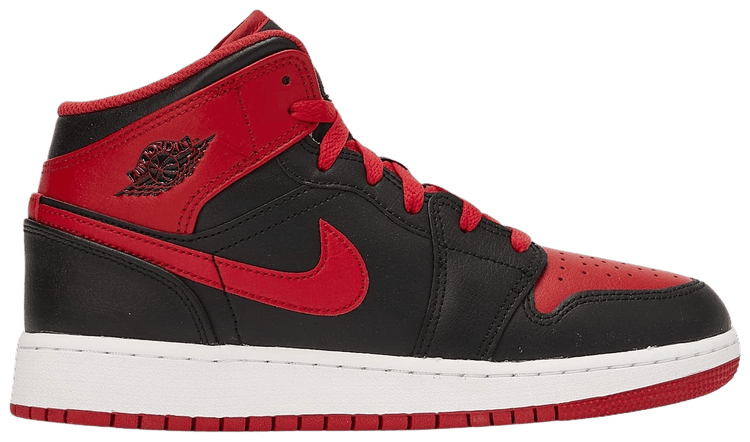 Air Jordan 1 Mid GS Alternate Bred