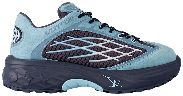 Louis Vuitton Discovery Lace Up Blue Navy