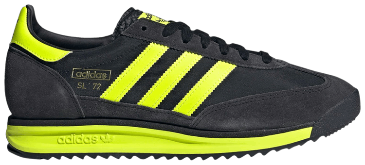 Adidas SL72 RS Black Solar Yellow