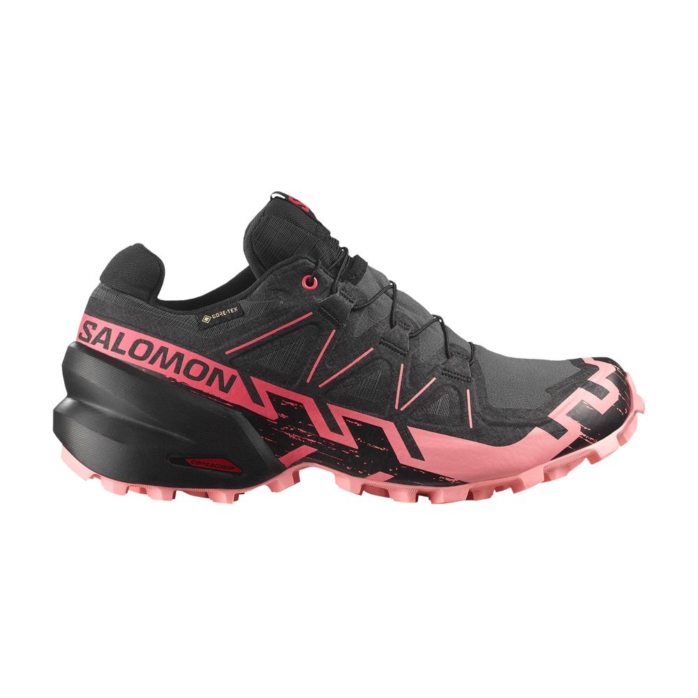 Pre-owned Salomon Wmns Speedcross 6 Gore-tex 'nine Iron Flamingo Pink' | Black | Women's Size 8