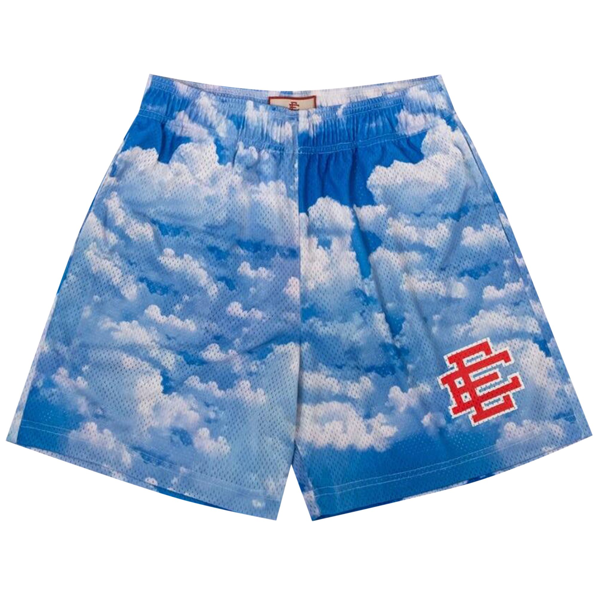 Pre-owned Eric Emanuel Ee Basic Shorts 'sky' | Blue | Men's Size M