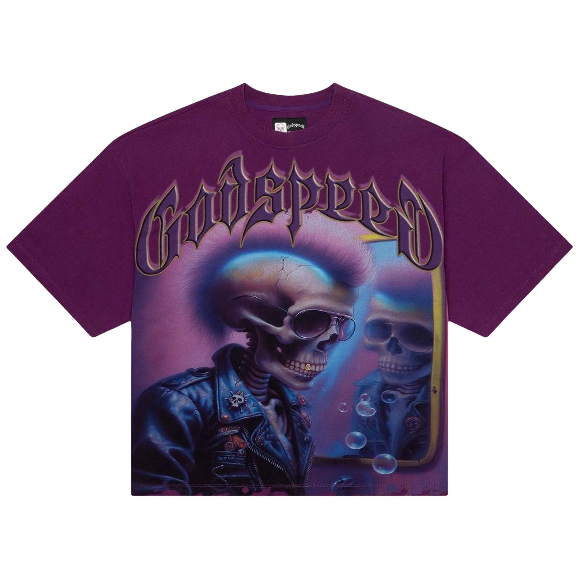 Pre-owned Godspeed Man In The Mirror Tee 'purple' | Men's Size Xs