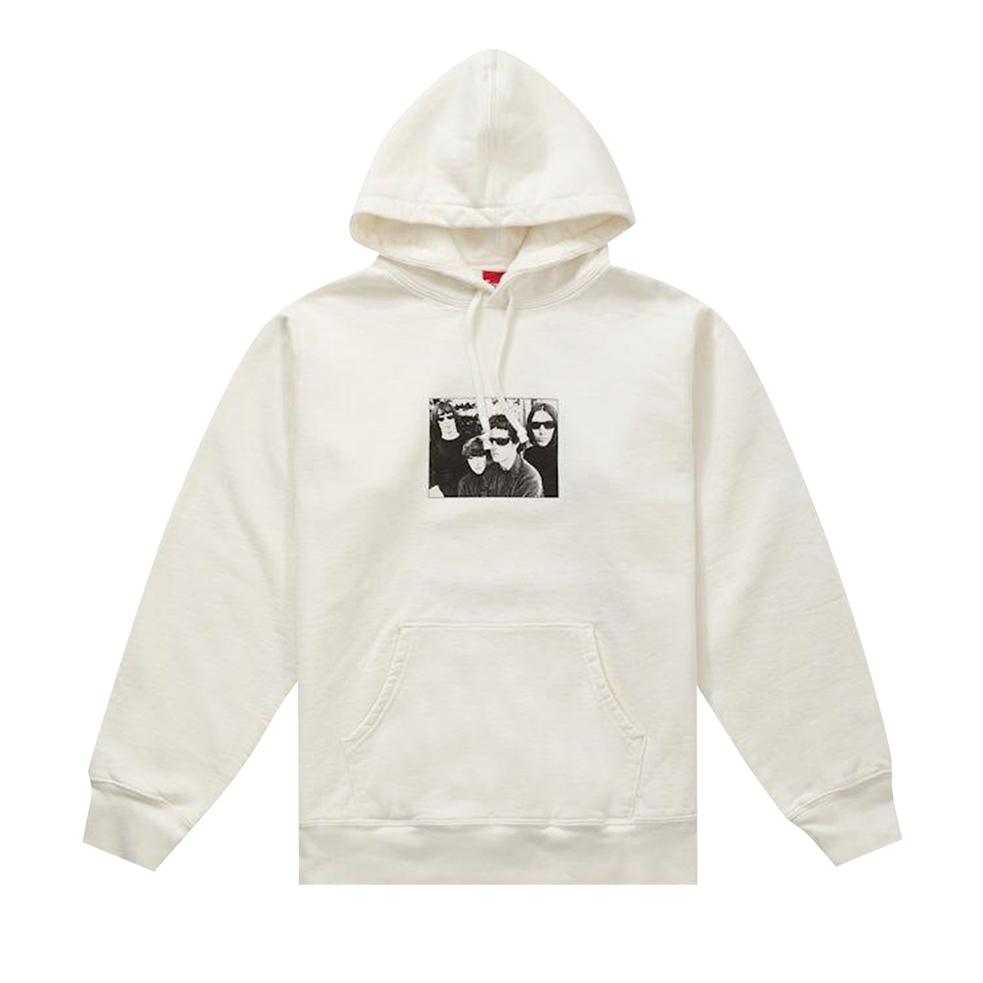 Pre-owned Supreme X The Velvet Underground Hooded Sweatshirt 'white' | Men's Size S