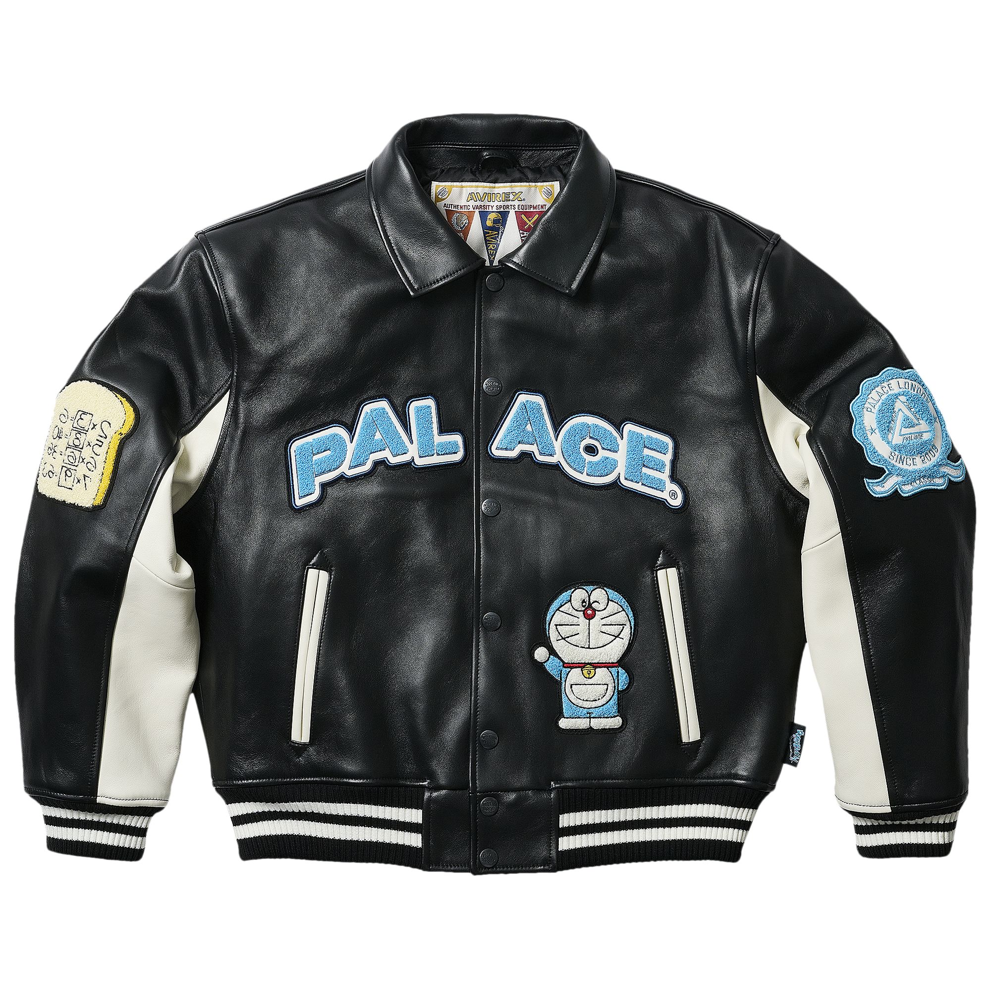 Pre-owned Palace X Doraemon Avirex Jacket 'black' | Men's Size M