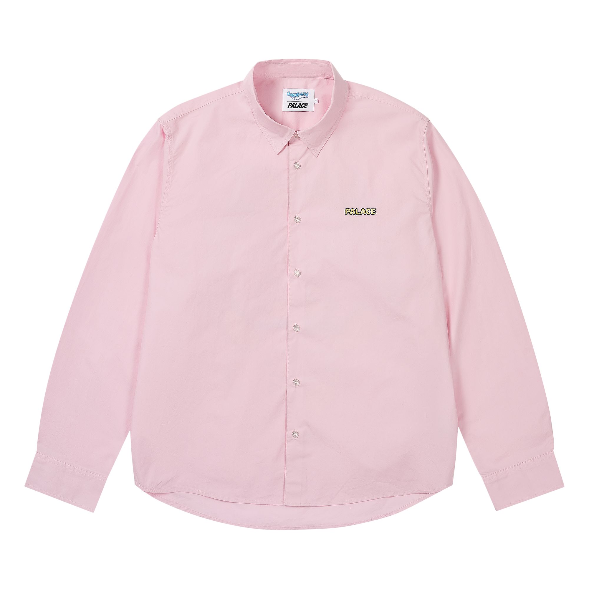 Pre-owned Palace X Doraemon Shirt 'pink' | Men's Size L