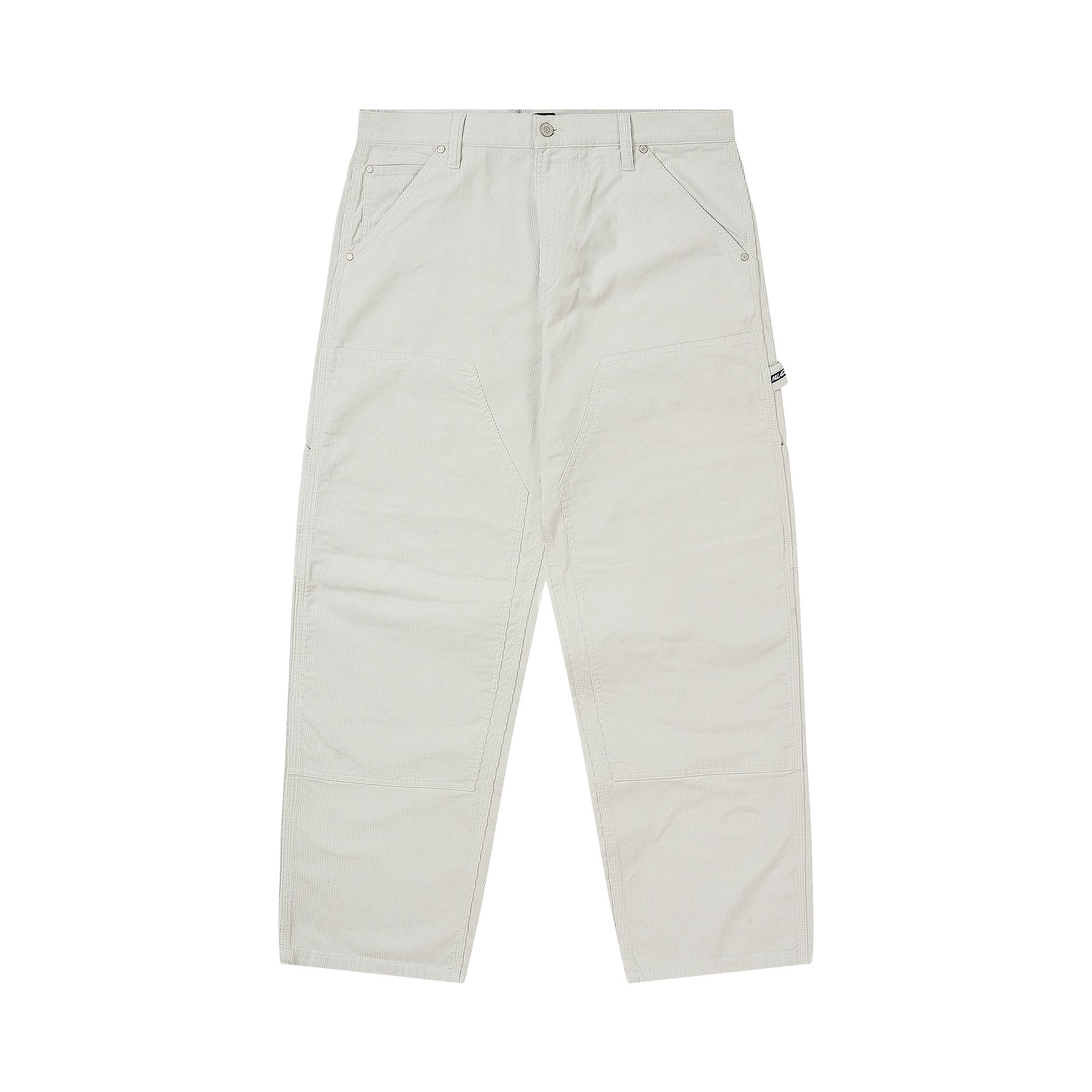 Pre-owned Palace Needle Cord Double Knee Pant 'grey' | Men's Size 30 In Gray