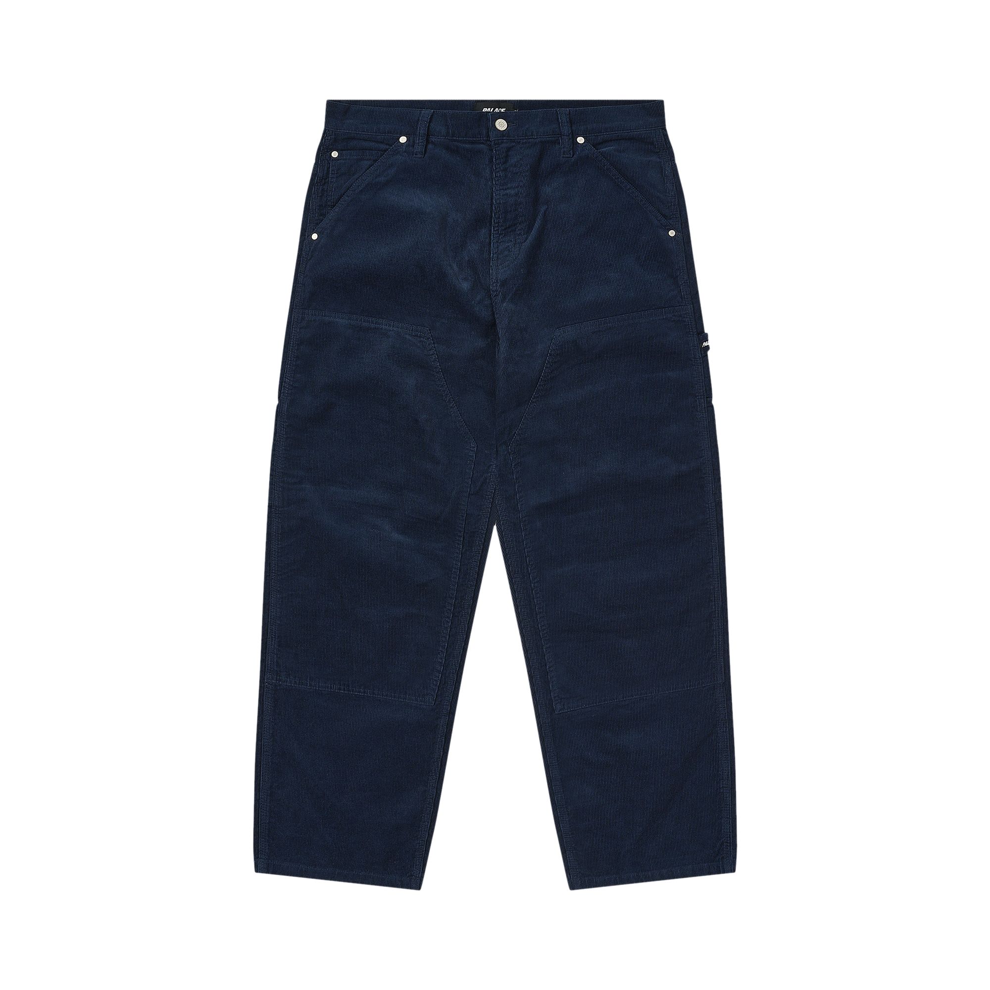 Pre-owned Palace Needle Cord Double Knee Pant 'navy' | Blue | Men's Size 34