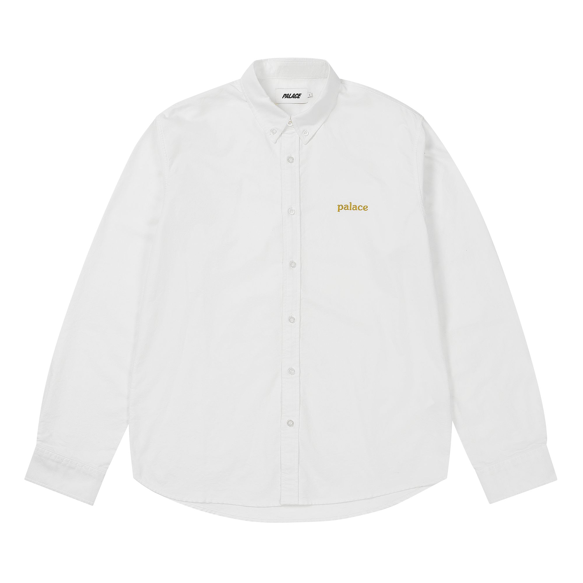 Pre-owned Palace Classic Oxford Shirt 'white' | Men's Size M