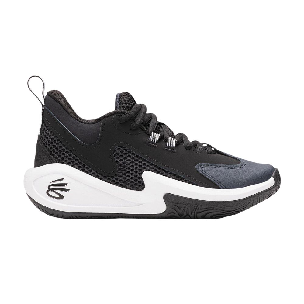 Pre-owned Under Armour Curry 3zer0 25 Sde Ps 'black Anthracite' | Kid's Size 13.5