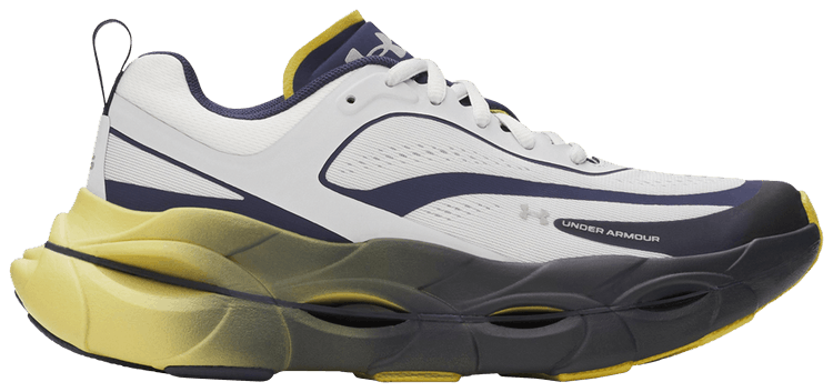 Under Armour Wmns Halo Racer Washed Navy Yellow Shade