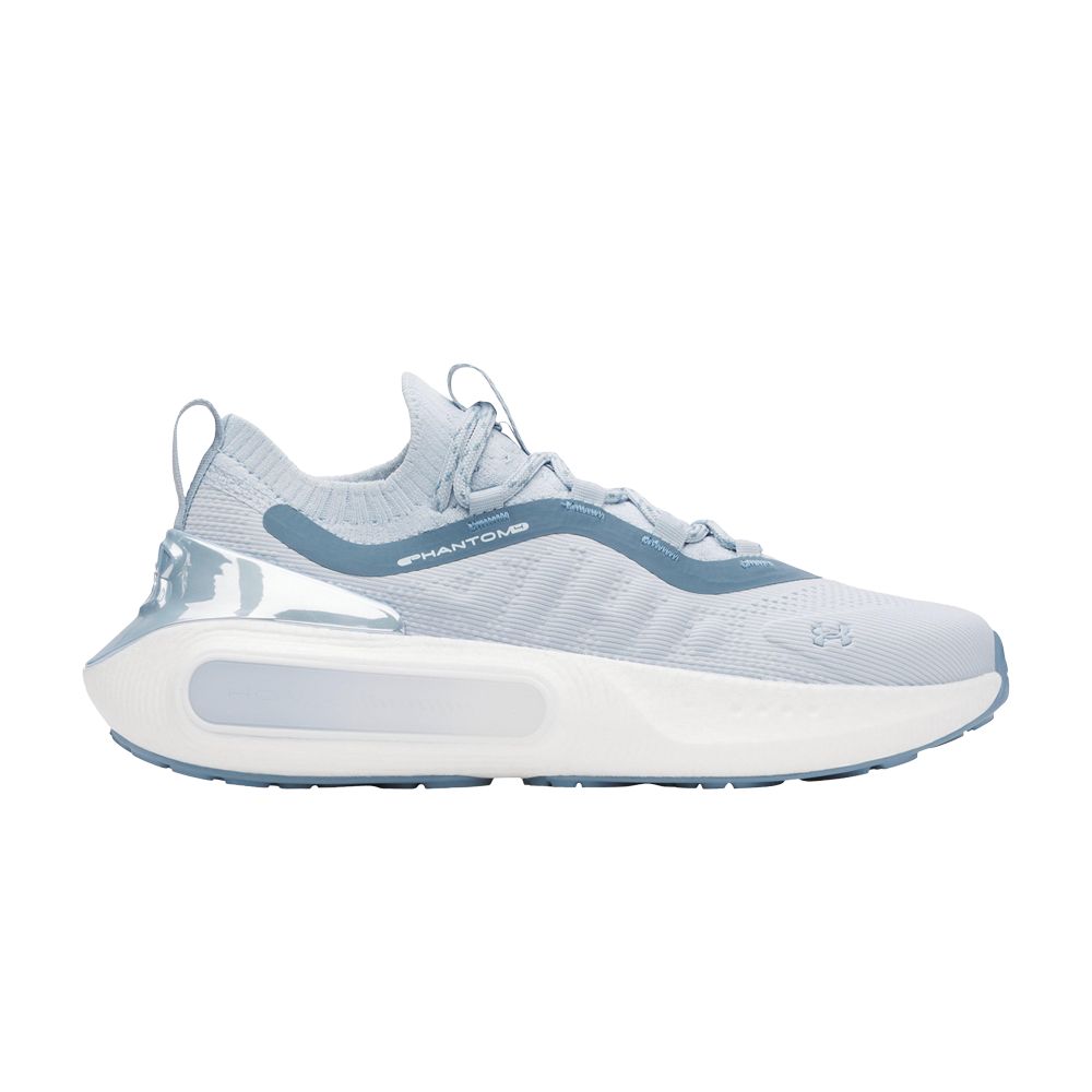 Pre-owned Under Armour Wmns Hovr Phantom 4 'chrome - Blue Calm' | Women's Size 6.5