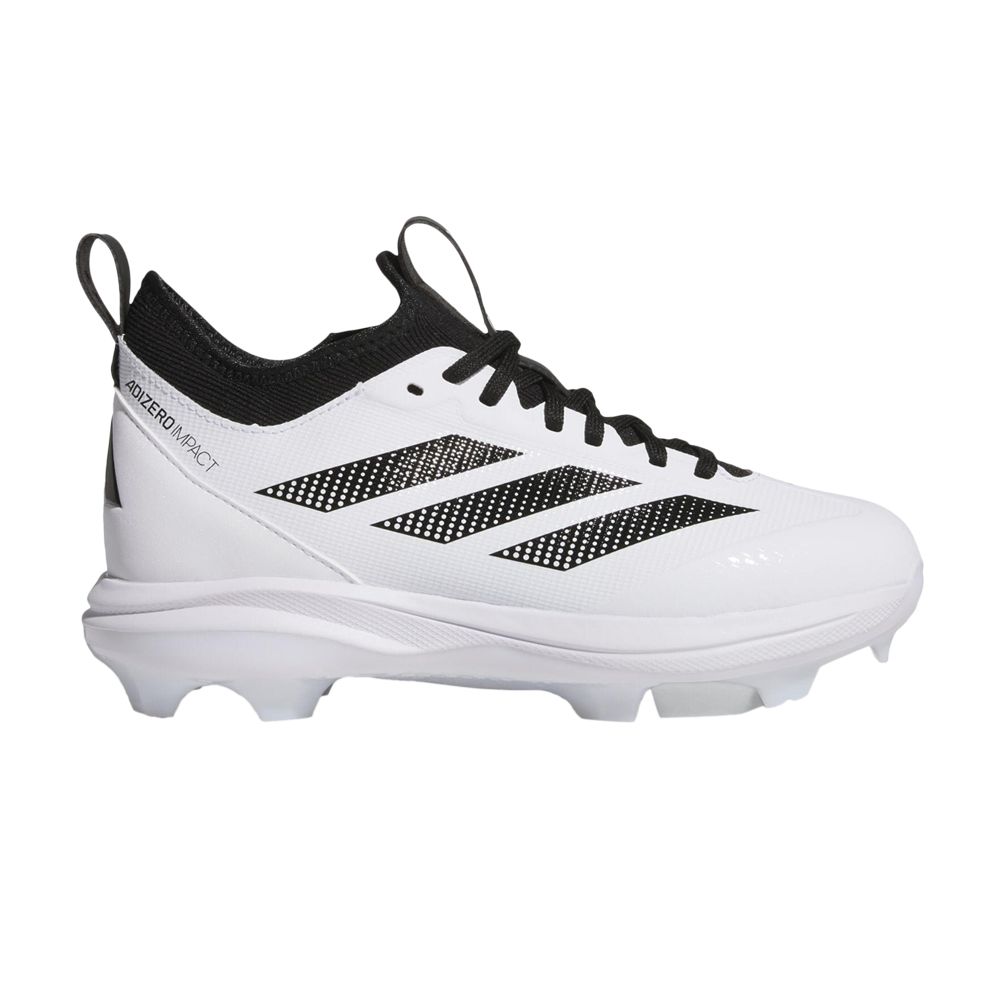 adidas Adizero Impact 2.0 TPU K 'White Black' | Kid's Size 3 - JH6747