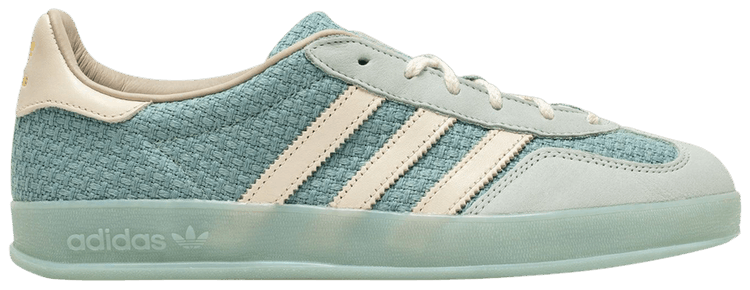 Adidas Gazelle Indoor Cotton Weave Pack   Light Blue