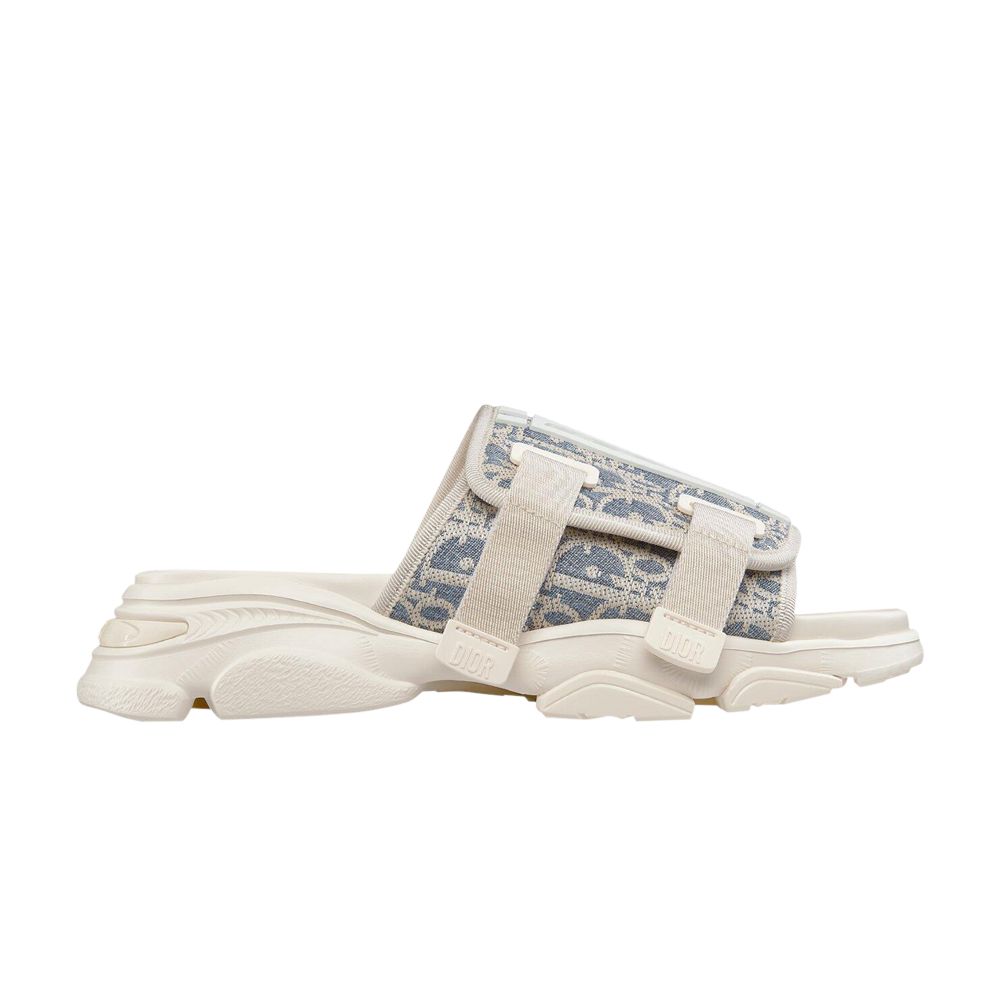 Pre-owned Dior Wmns D-wander Mule 'ecru Chambray' | Blue | Women's Size 39