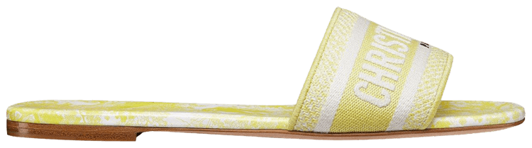 Dior Wmns DWay Slide Lemon Yellow