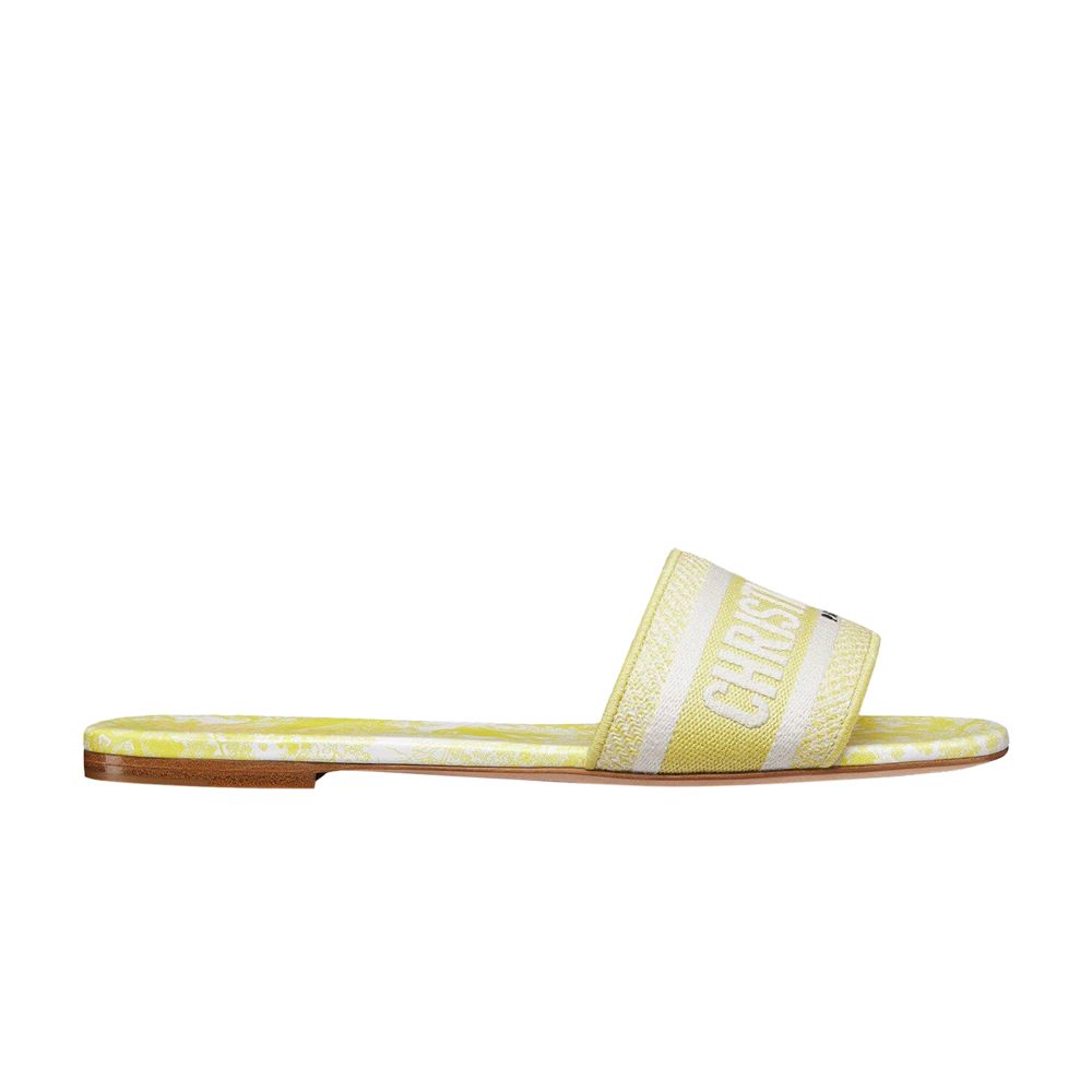 Pre-owned Dior Wmns Dway Slide 'lemon Yellow' | Women's Size 40