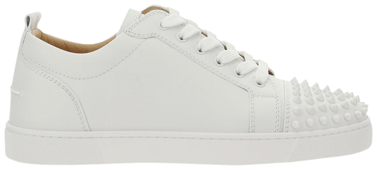 Christian Louboutin Louis Junior Spikes Flat White