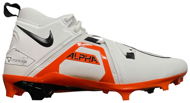 Nike Alpha Menace Pro 3 White Black Brilliant Orange