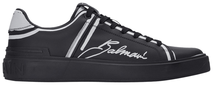 Balmain B Court Black White