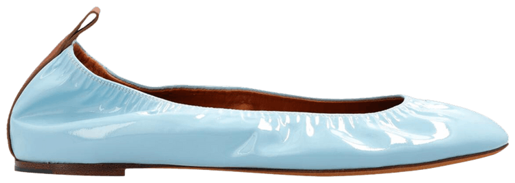 Lanvin Wmns The Ballerina Flat Blue