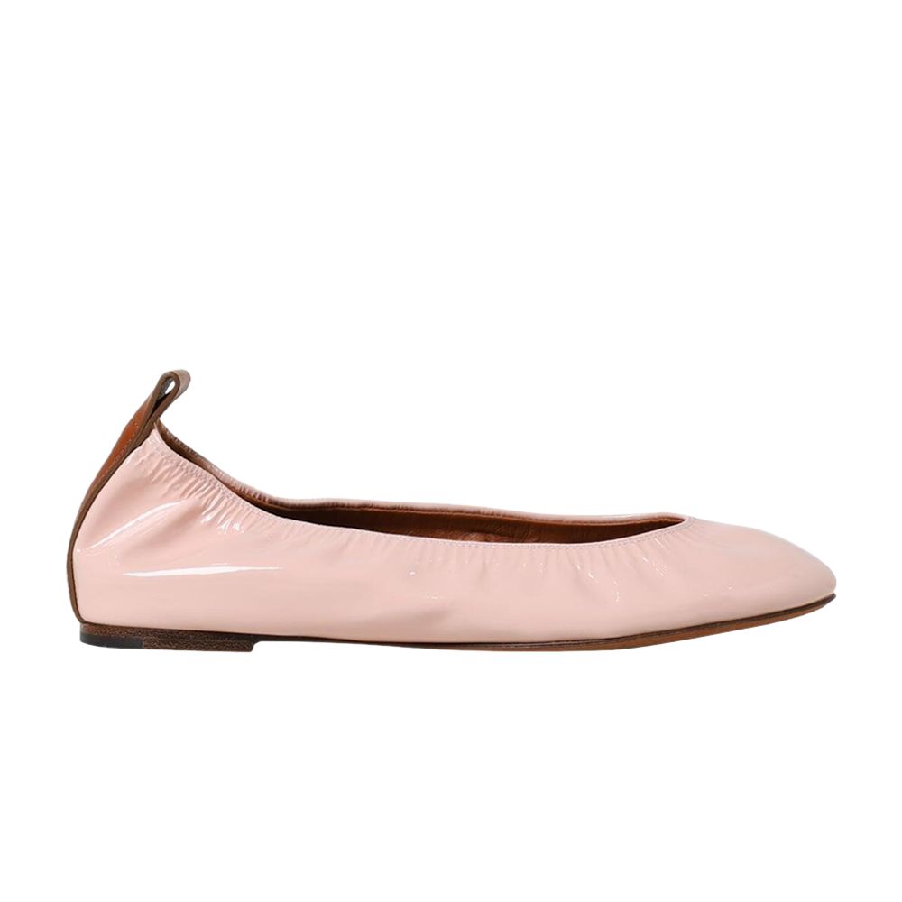 Pre-owned Lanvin Wmns The Ballerina Flat 'pink' | Women's Size 37