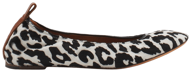 Lanvin Wmns The Ballerina Flat Leopard